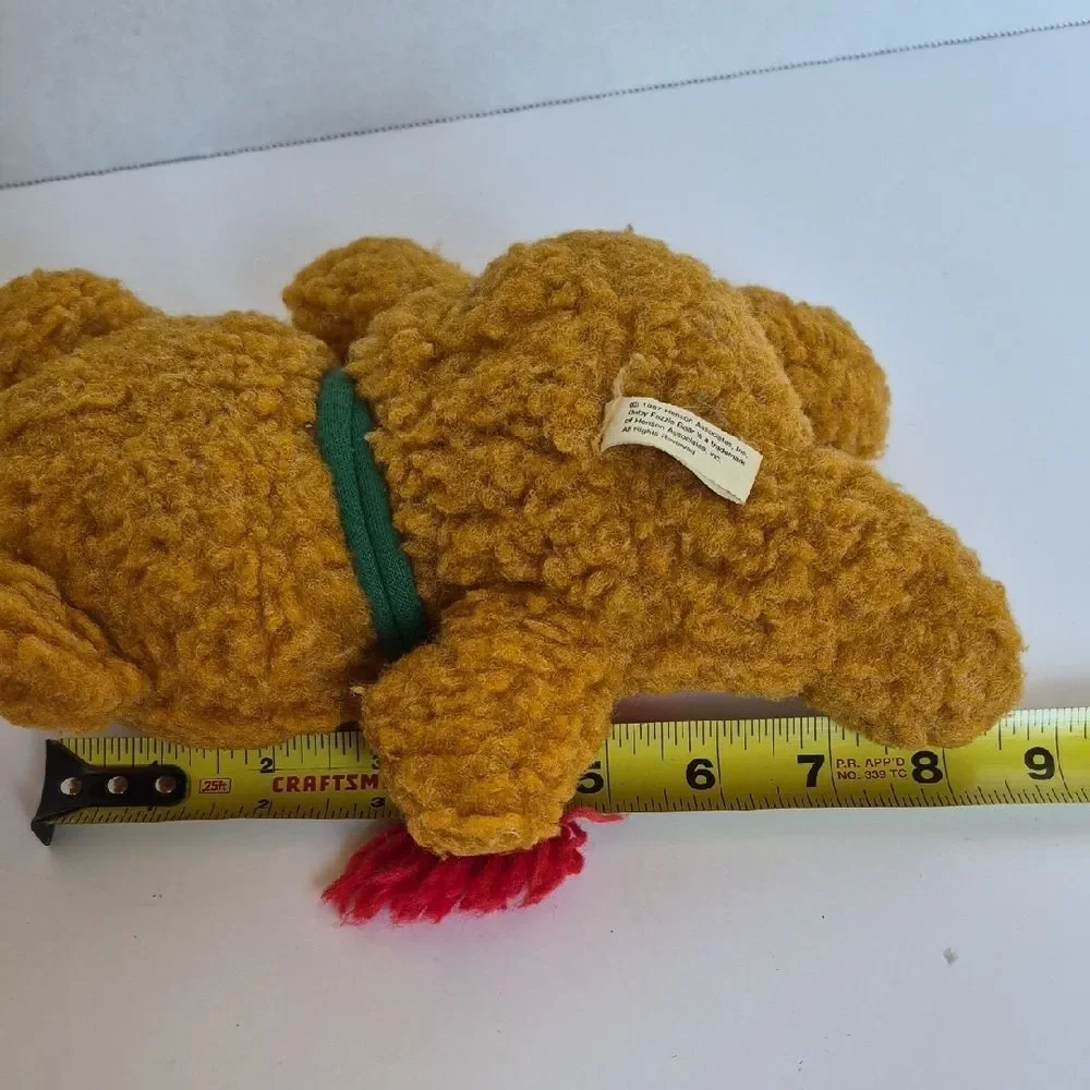 Vintage 1987 McDonald's Muppet Babies Fozzie Bear Christmas Plush - 8